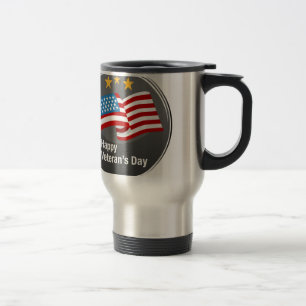 Happy Veterans Day Icon Travel Mug