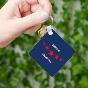 Happy Veterans Day Keychain