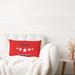 Happy Veterans Day Lumbar Pillow