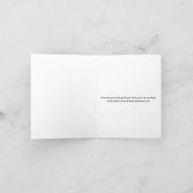 Happy Veterans Day Thank You Card