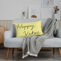 Happy Vibes Cursive Typography Handwritten 