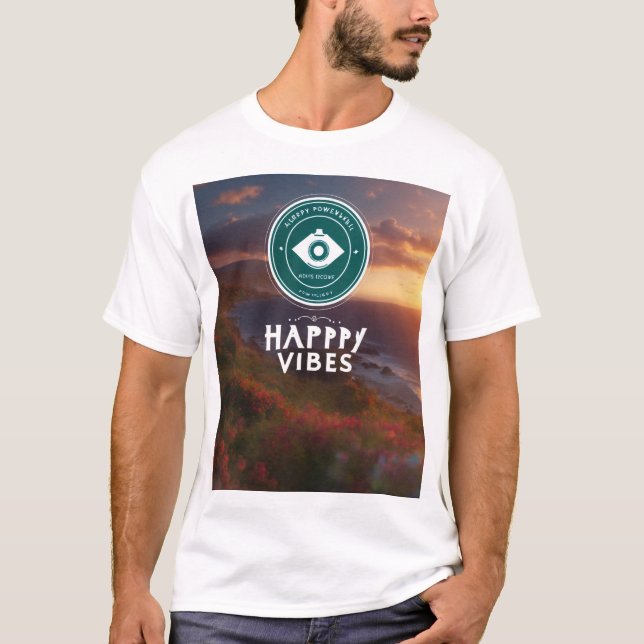 Happy Vibes T-Shirt (Front)