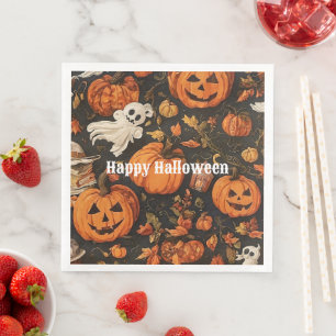 Happy Vintage Halloween Collection Napkin