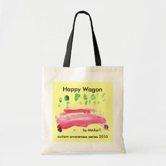 Happy Wagon by MAXarT Tote Bag