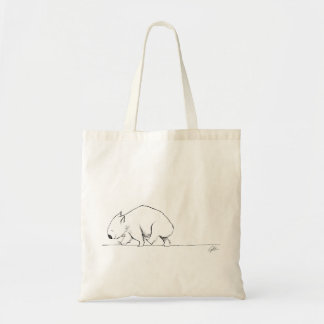 Happy Walking Wombat Tote Bag