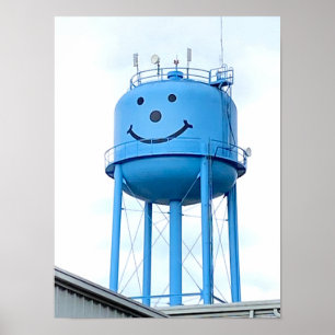Happy Water Tower Poster