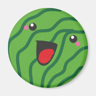 happy watermelon magnet