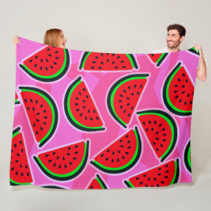 Happy Watermelons! Fleece Blanket
