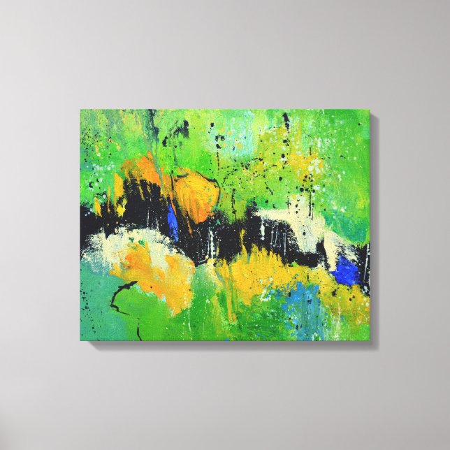 Happy way canvas print (Front)