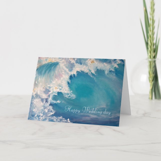 Happy wedding day card (Front)