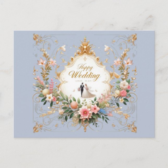 Happy Wedding Greeting Cards  (Front)