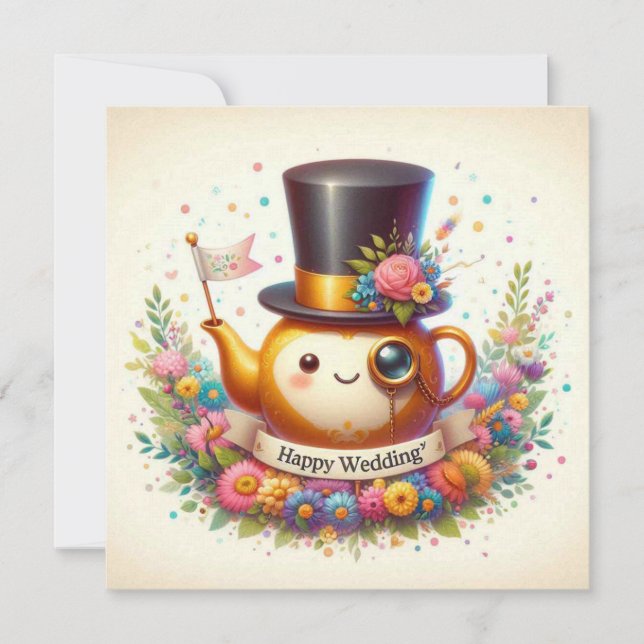 Happy Wedding Greeting Cards  (Front)