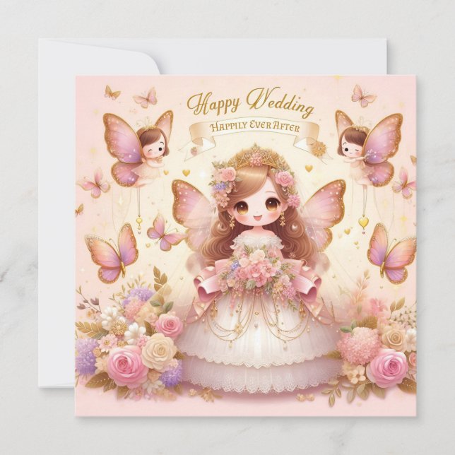 Happy Wedding Greeting Cards  (Front)