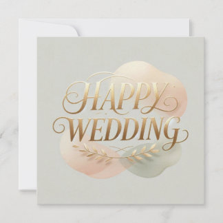 Happy wedding greetings cards