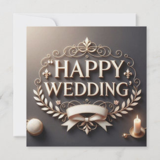 Happy Wedding Greetings Cards