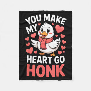 Happy Wednesday Motivational Quote Funny Humor Fleece Blanket