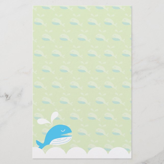 Happy Whale Stationery (Front)