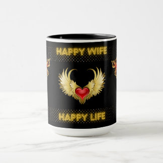  Happy Wife Happy Life Mug