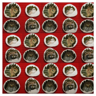 Happy Winter Friends Fabric