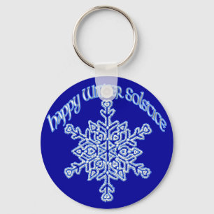 Happy Winter Solstice Keychain