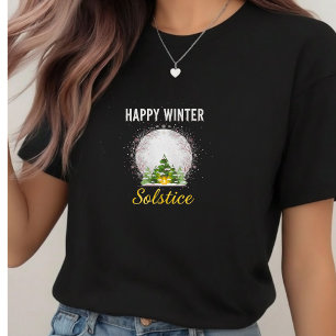 Happy Winter Solstice   Yule Celebration Tee