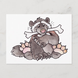 Happy Wolverine Postcard