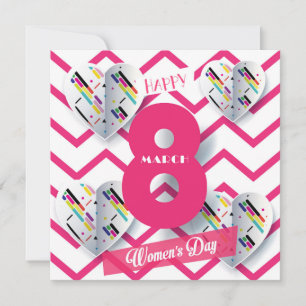 Happy women’s day! 8th March International Holiday Invitation