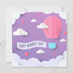 Happy Women's Day Holiday Card