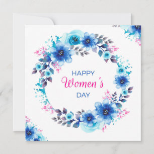 Happy Women's Day Holiday Card