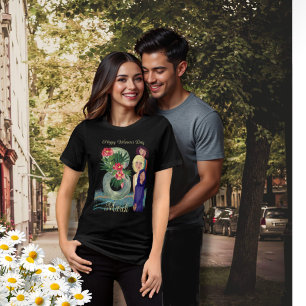 Happy Women's Day March 8th Vibrant Dark Tri-Blend Shirt