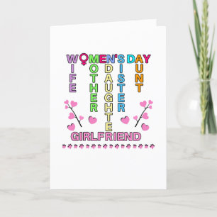 Happy Women's Day Thank You Card
