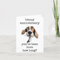 Happy Work Anniversary Card, Funny