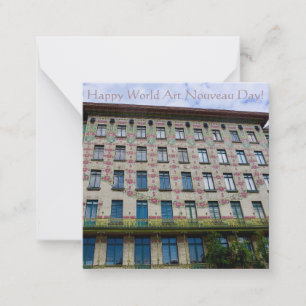 Happy World Art Nouveau Day! Note Card