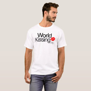 Happy World Kiss Day Creative T Shirt Artwork