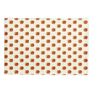 Happy Worm In Red Apple Pillowcase