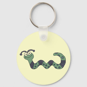 Happy Worm Tshirts and Gifts Keychain