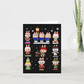 Happy Xmas Labubu Lover Cute Labubu The Monsters C Card