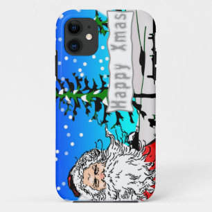 "HAPPY XMAS" SANTA CLAUS iPhone 11 CASE