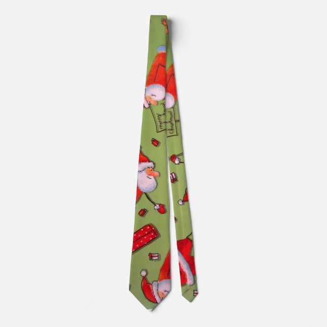 Happy Xmas Santa Tie (Front)