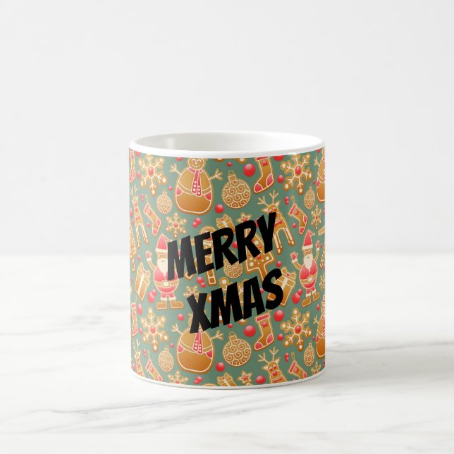Happy Xmas Symbols Coffee Mug (Center)