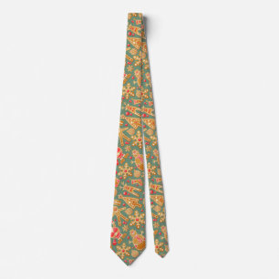 Happy Xmas Symbols Tie