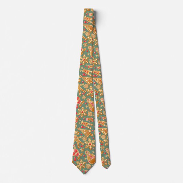 Happy Xmas Symbols Tie (Front)