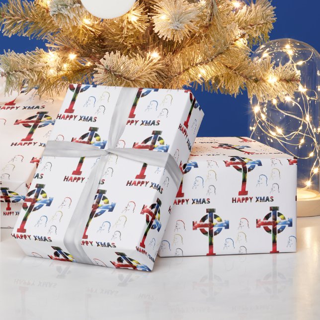 Happy Xmas Wrapping Paper (Holidays)