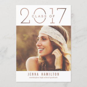 Happy Year EDITABLE COLOR Graduation Announcement