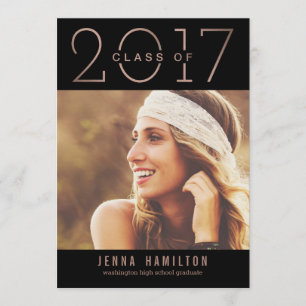 Happy Year EDITABLE COLOR Graduation Announcement