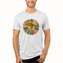 Happy Yellow Chanterelle Mushroom