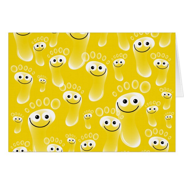 Happy Yellow Feet (Front Horizontal)