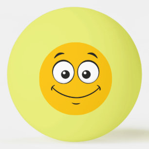 Happy Yellow Monster Personalize Ping Pong Ball