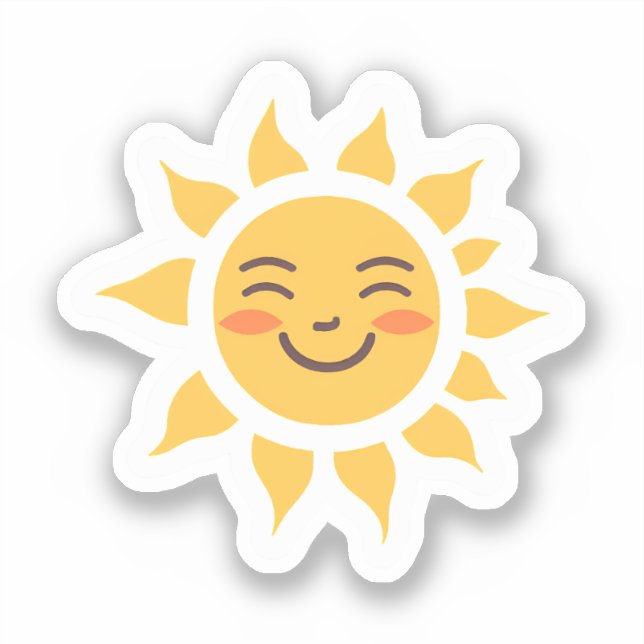 Happy Yellow Sun Cute (Front)