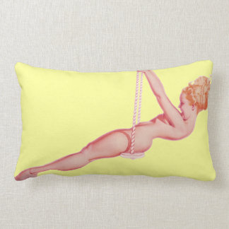 Happy Yellow Vintage Cushion